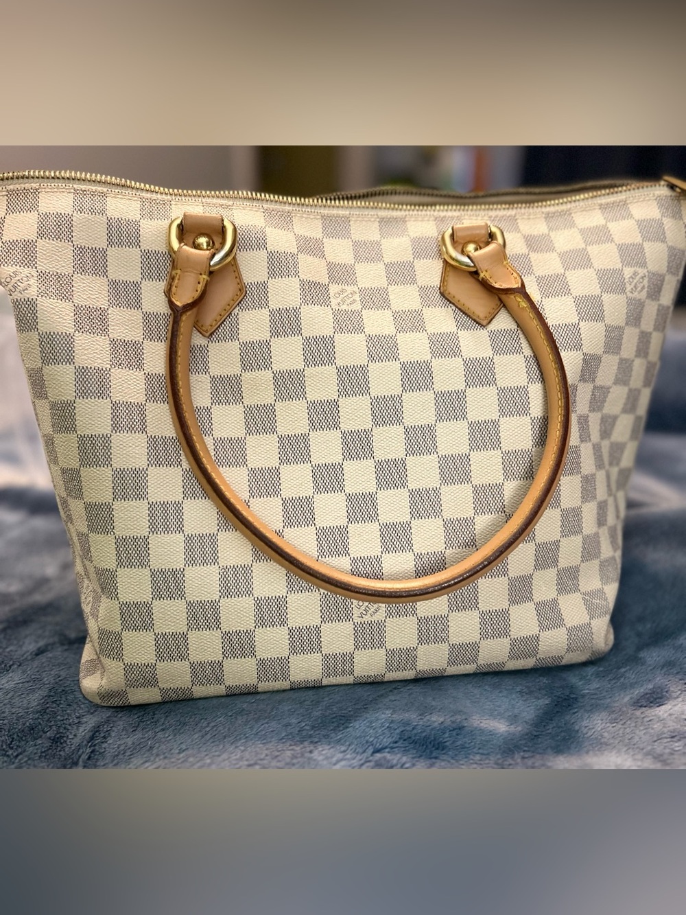 Louis Vuitton Saleya Damier Azur MM Tote - Picture 4 of 16